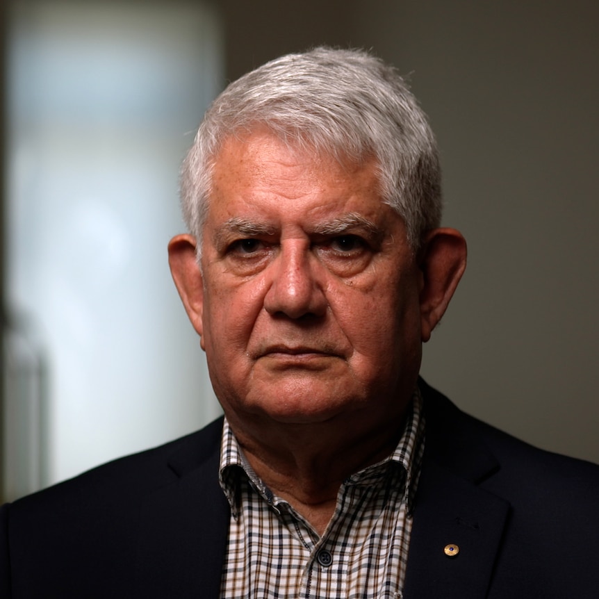 Ken Wyatt is shown from the shoulders up, looking into camera with a serious expression.