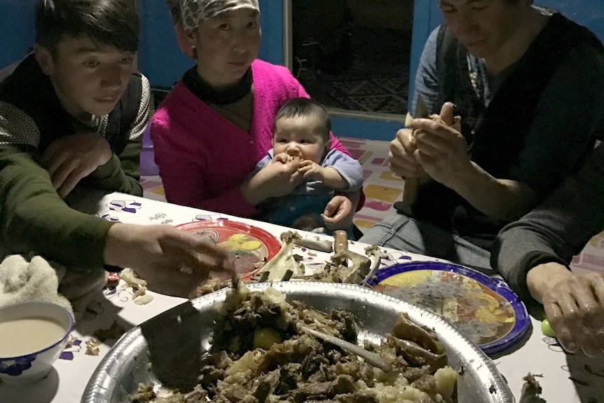 Traditional welcome meal Besbarmak