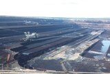 The Loy Yang brown coal mine in Victoria's Latrobe Valley.