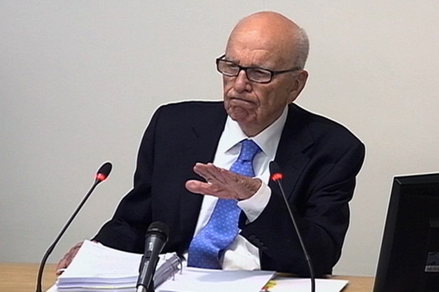 Rupert Murdoch at the Leveson Inquiry