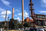 The steelworks at Port Kembla in NSW.