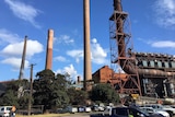 The steelworks at Port Kembla in NSW.