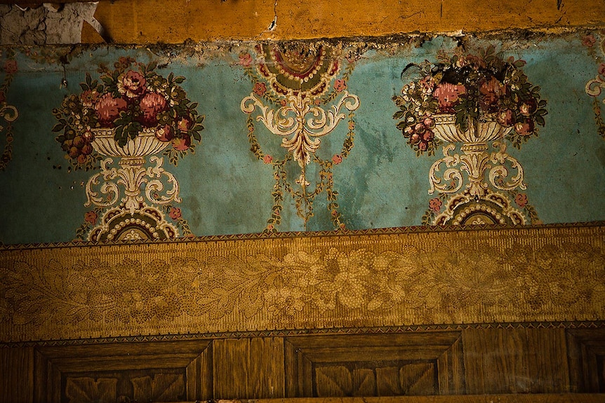 Layers of wallpaper