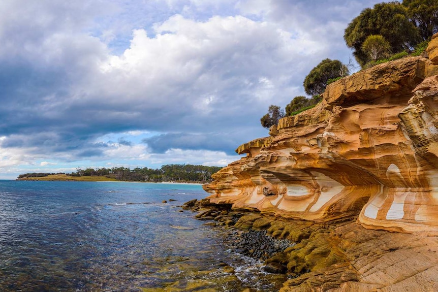 The Painted Cliffs of Maria Island