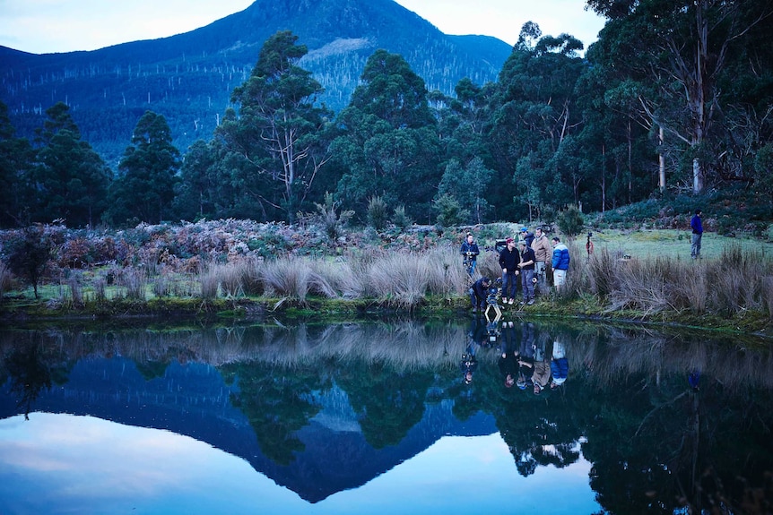 Tasmanian scenery provided a spectacular backdrop for the television series.