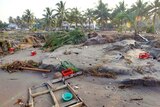 Thousands terrified: The tsunami has killed at least 547 people. [File photo]