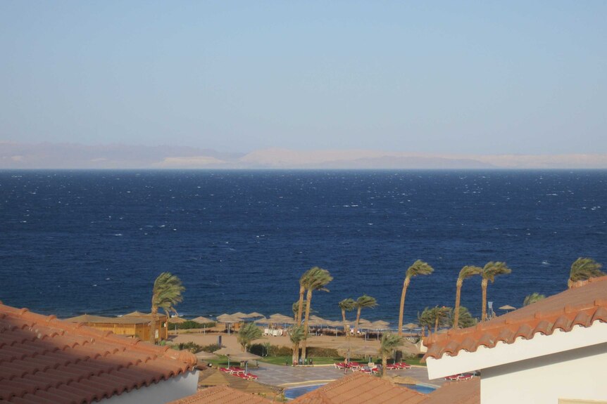 The view over the Red Sea