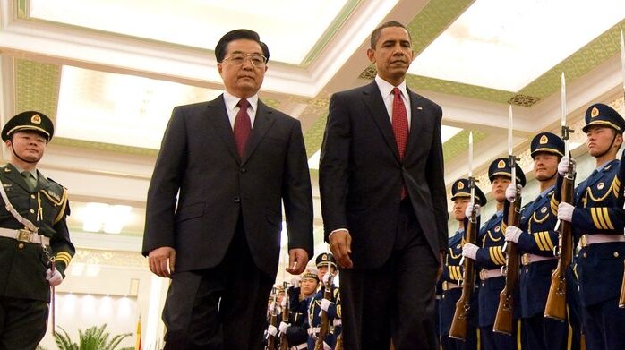 Chinese President Hu Jintao and Barack Obama (File Image: AFP/Saul Loeb)