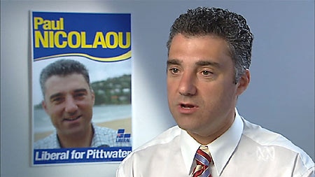 Liberal candidate Paul Nicolaou is tipped to win the Pittwater by-election.