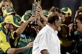 Damien Martyn shoves Indian cricket chief Sharad Pawar
