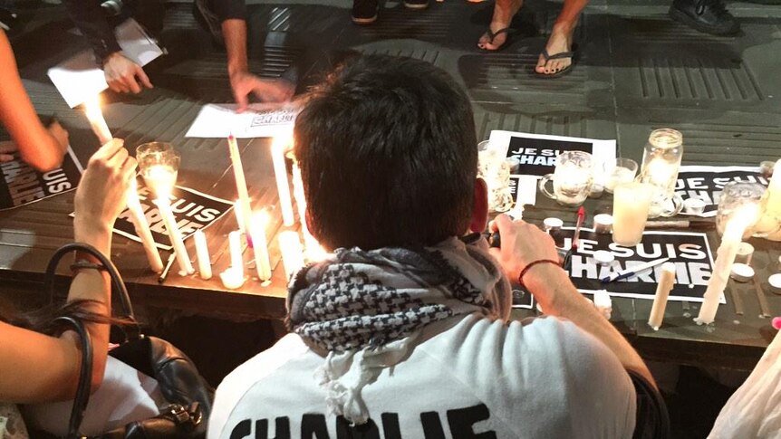 Sydney mourns Charlie Hebdo victims