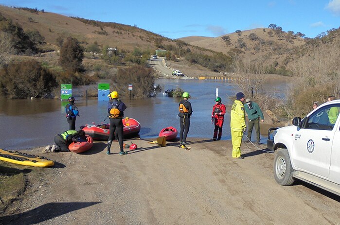 Kayakers from Outward Bound