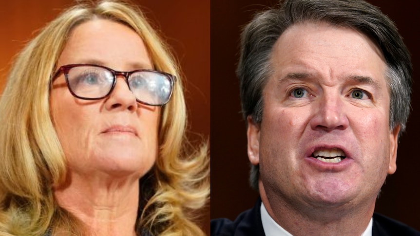 Brett Kavanaugh and Christine Blasey Ford