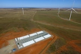 An overhead shot of the super battery in South Australia.