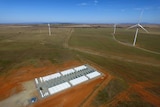 An overhead shot of the super battery in South Australia
