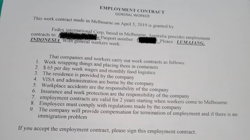 Kontrak Penawaran Kerja
