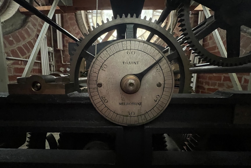 A clock mechanism.