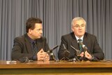 South Australian Independent Senator Nick Xenophon and Denison Independent candidate Andrew Wilkie