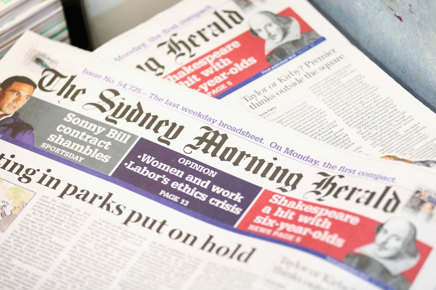 Fairfax's move to tabloid