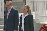 Foreign Minister Bob Carr and US secretary Hillary Clinton