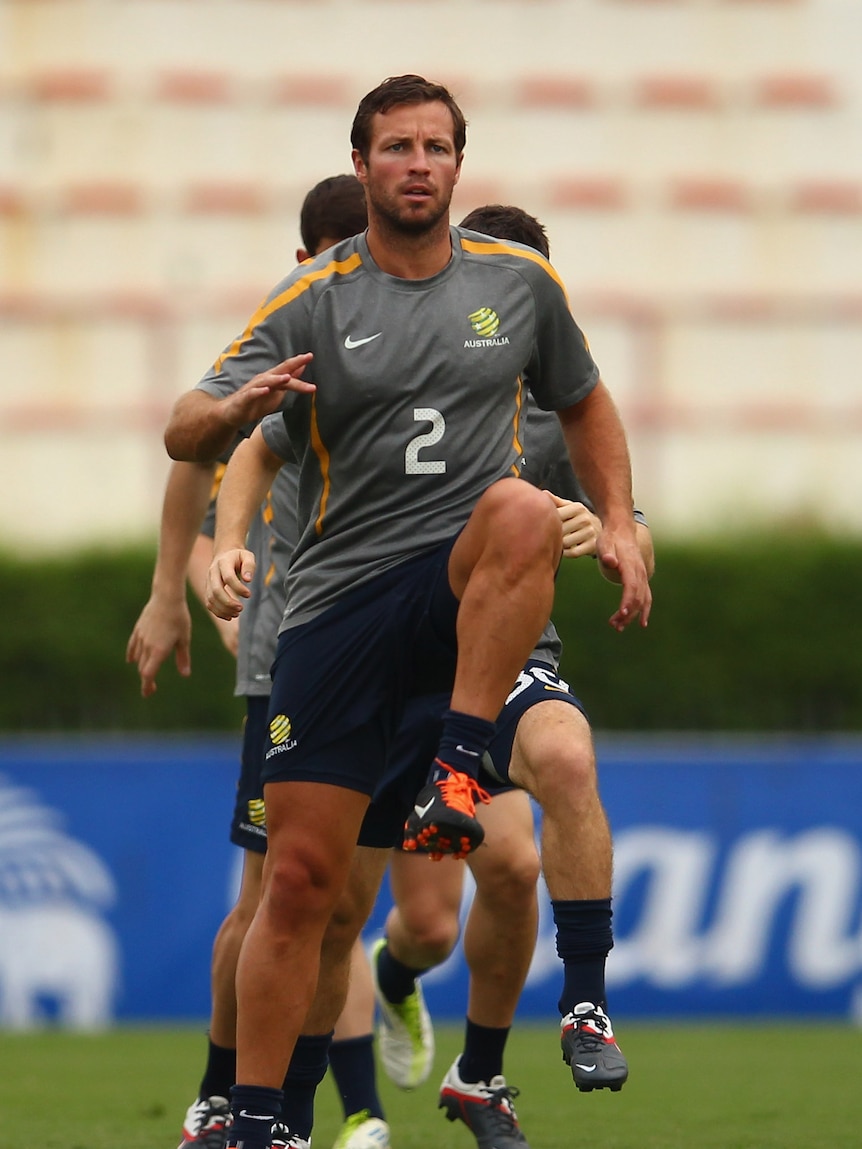 Step it up ... Lucas Neill knows his Socceroos are ready to play hard against Thailand.