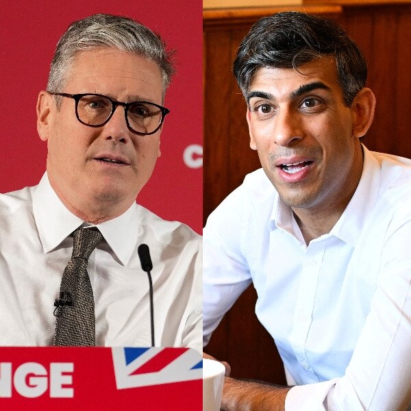A composite image of Keir Starmer and Rishi Sunak