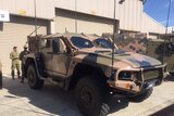 A Hawkei armoured vehicle to be manufactured in Bendigo.