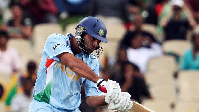 Back in the comfort zone... Yuvraj Singh was at his hard-hitting best.