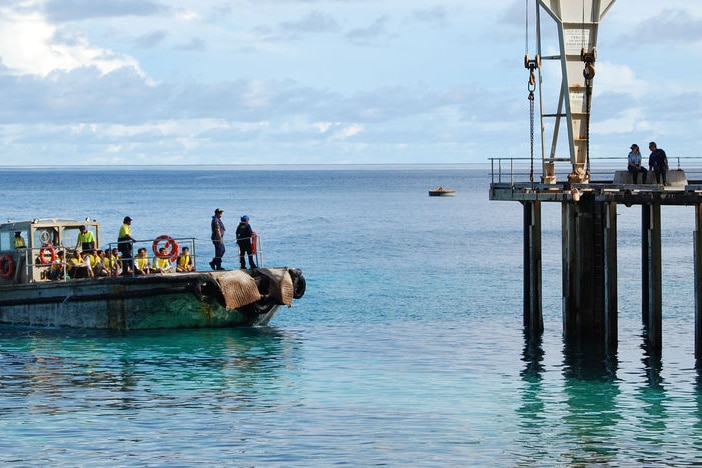 Asylum seekers arrive on Christmas Island (AAP: Andrea Hayward, file photo)