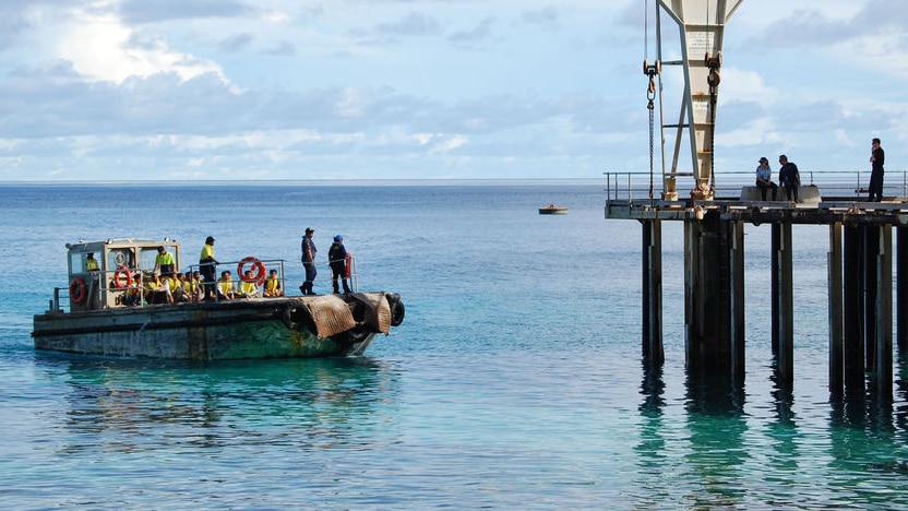 Asylum seekers arrive on Christmas Island (AAP: Andrea Hayward, file photo)