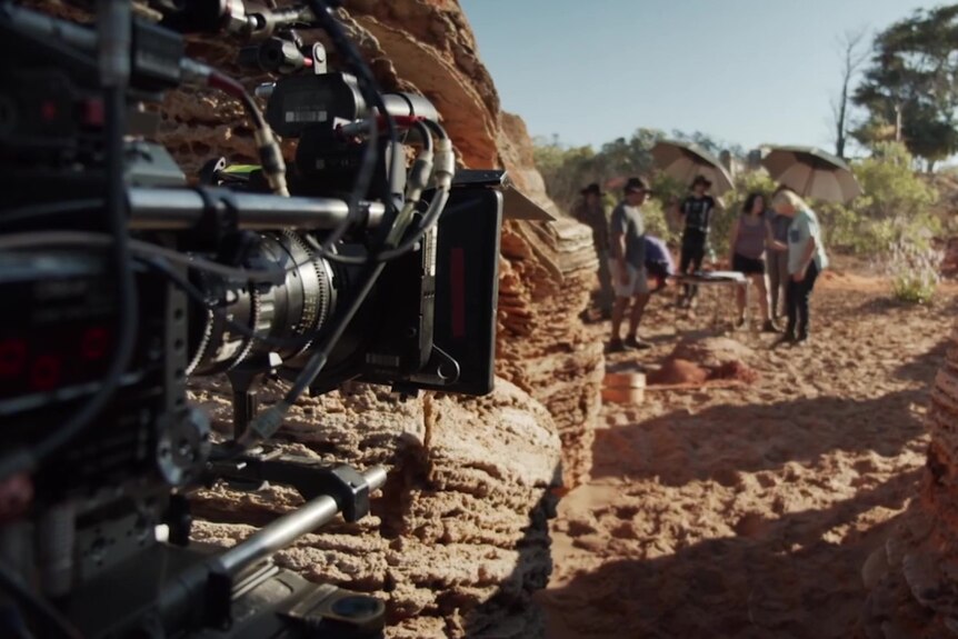 Behind the scenes filming Mystery Road 