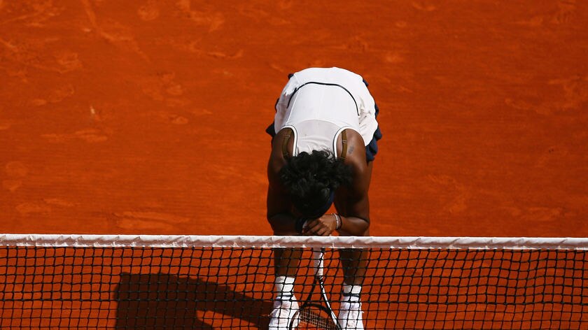 Serena Williams feels the pressure