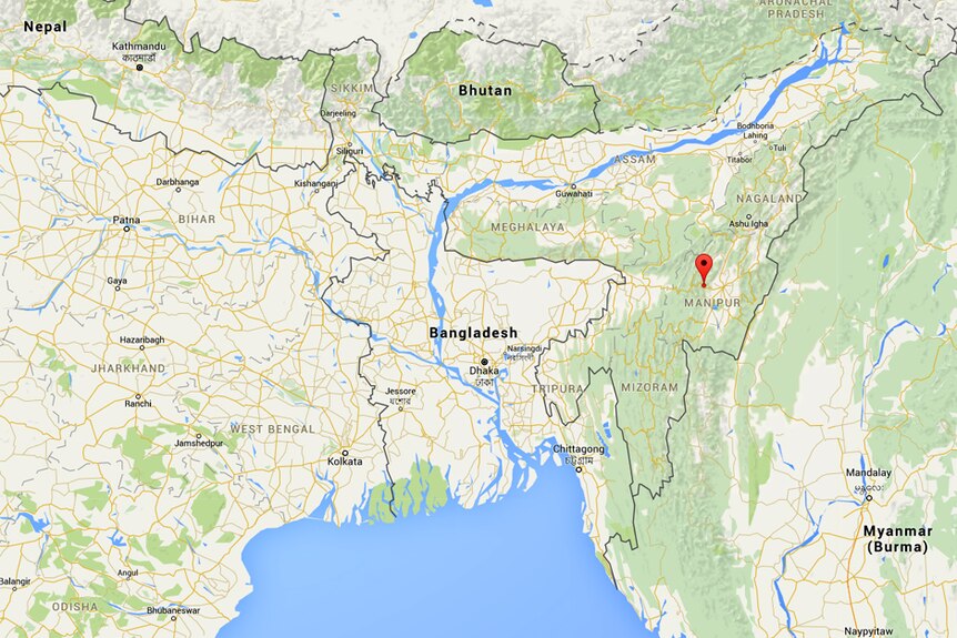 The earthquake struck near the borders with Myanmar and Bangladesh.