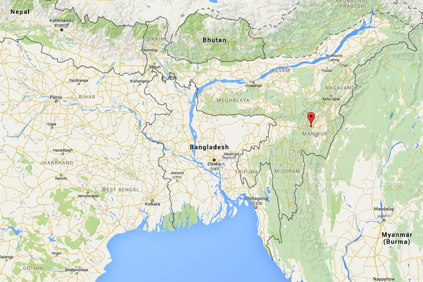 The earthquake struck near the borders with Myanmar and Bangladesh.