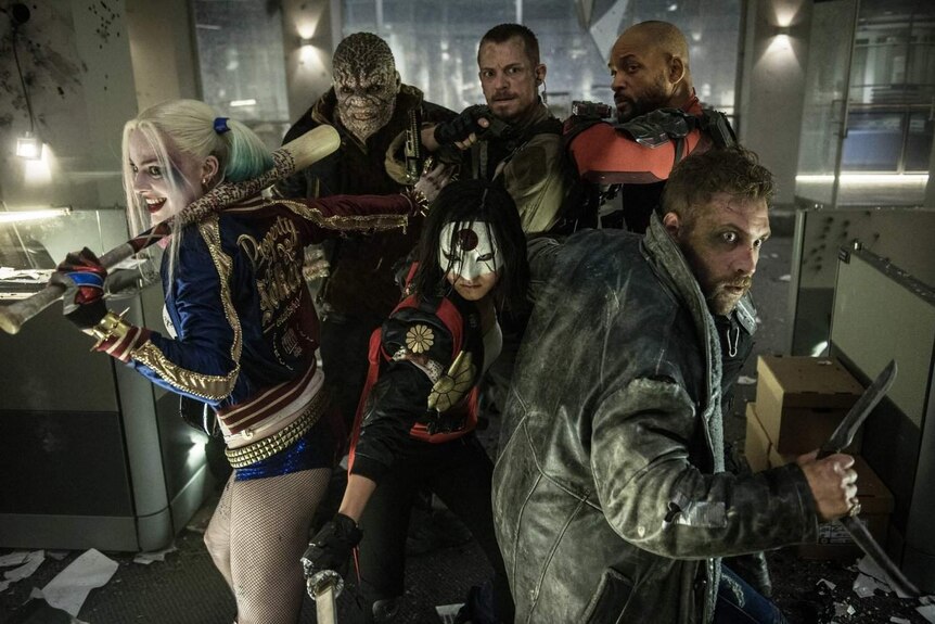 A scene from the 2016 film Suicide Squad.