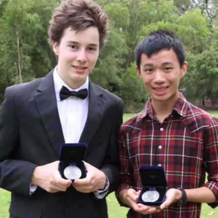 Robert Rubery and Jamin Wu,  Beazley Medal winners 2014