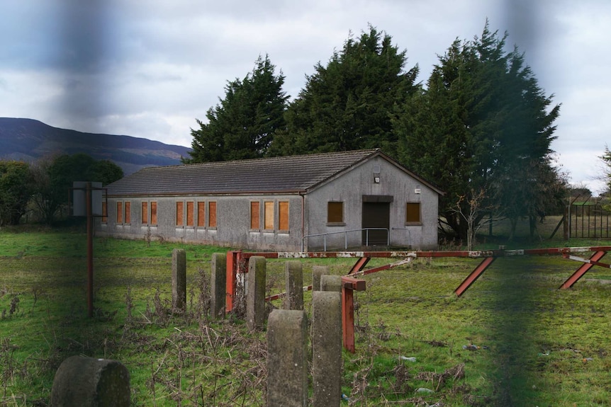 A disused border checkpoint near Newry.