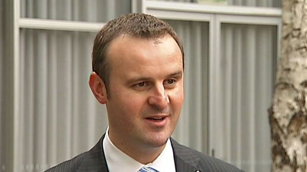 Andrew Barr says the Greens bill is more about politics than helping gay and lesbian couples.