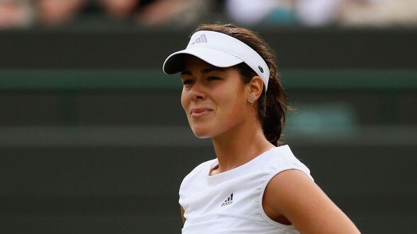 Taking its toll: Ana Ivanovic folds under the pressure of being world number one.