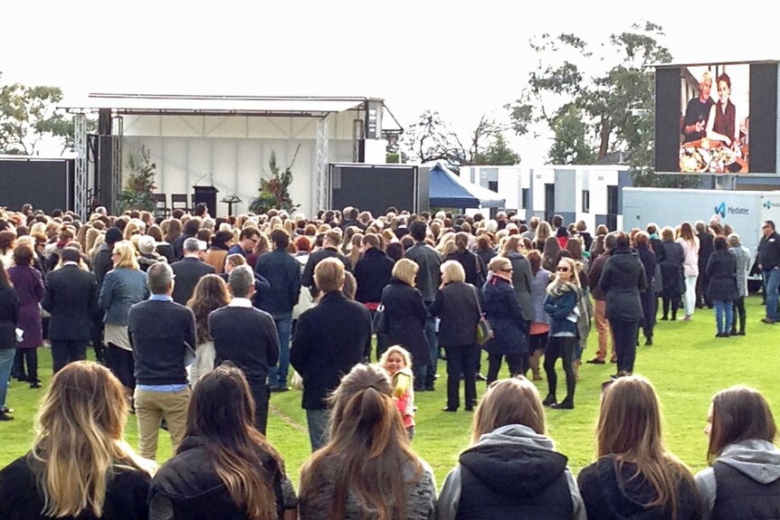 Memorial service for MH17 victims Liam and Frankie Davison