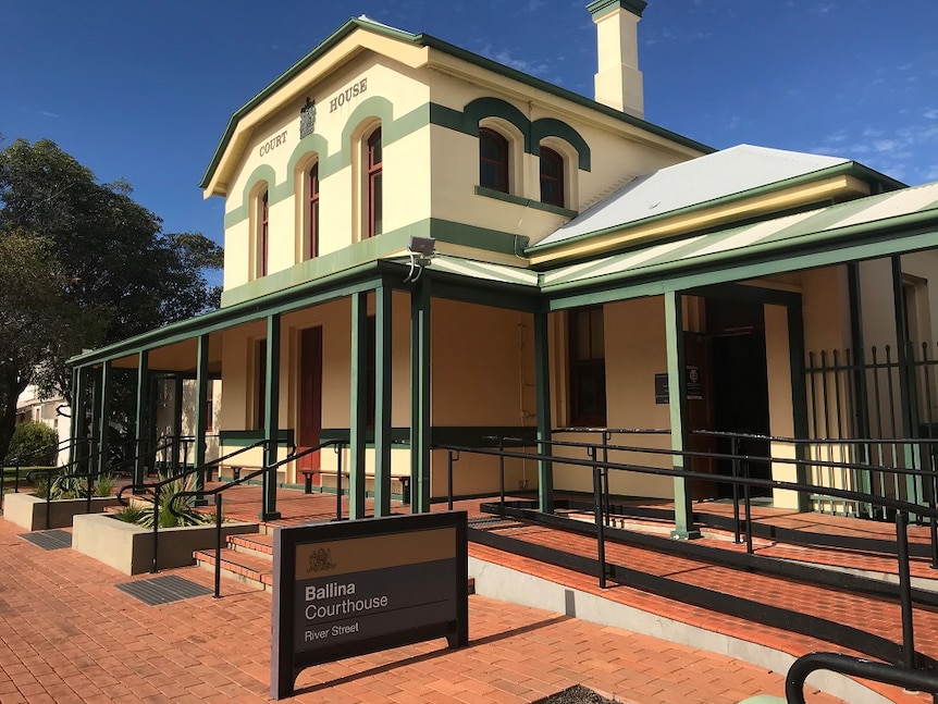 The front of Ballina Courthouse.