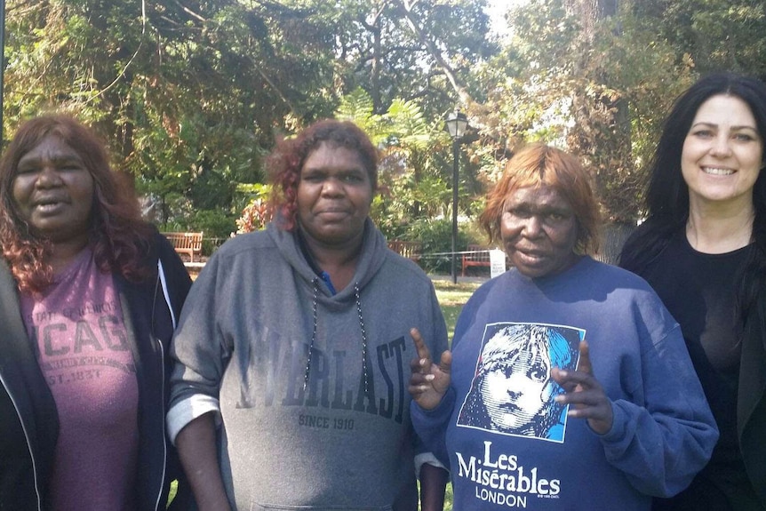 Gene Gibson's family with Ingrid Bishop