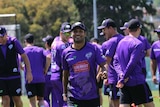 Kumar Sangakkara joins the Hobart Hurricanes.