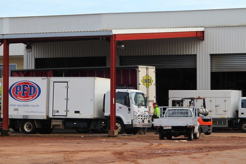 Ice cream theft at food services business in Darwin