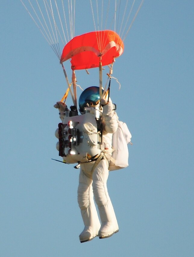 Alan Eustace after his space jump