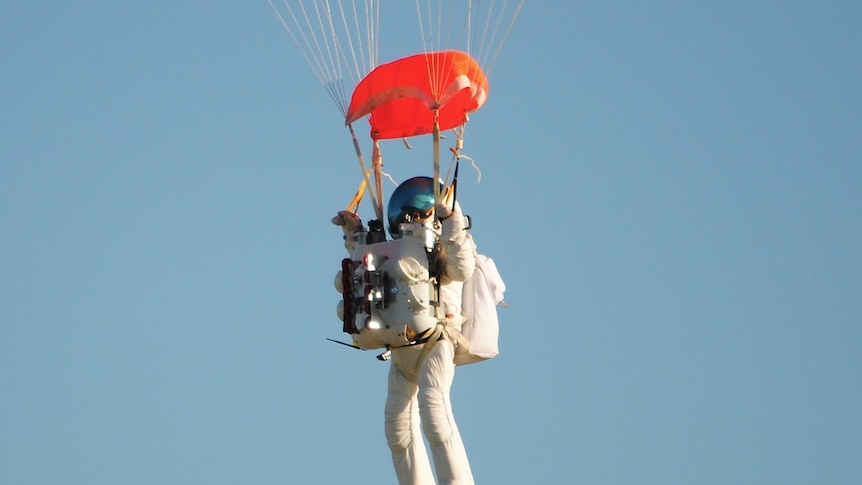Alan Eustace after his space jump
