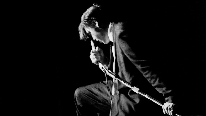 Onstage at the Mosque Theater, Richmond, Va. June 30, 1956.