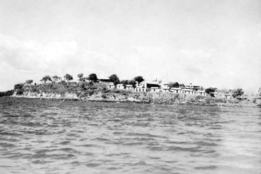 Channel Island leprosarium, pictured sometime in the 1950s.