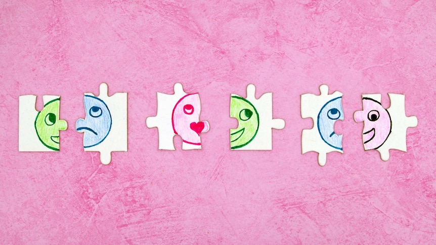 Emojis as jigsaw pieces, mismatched