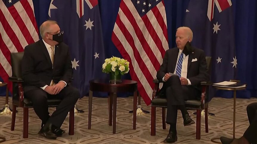 Joe Biden hails Australia alliance in meeting with Scott Morrison